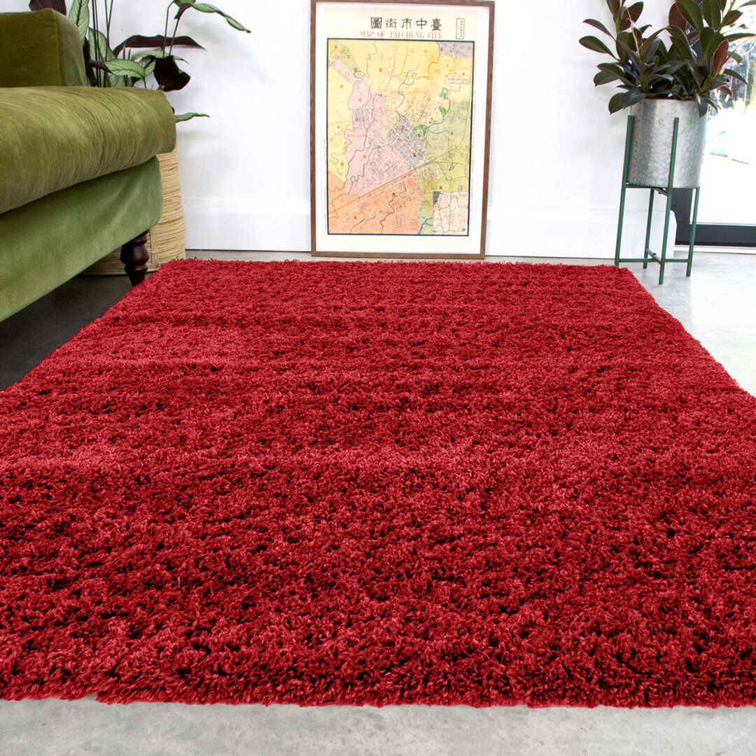 Rebrilliant Abstract Shag Red 160cm x 230cm