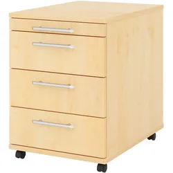 Bümö, Rollcontainer, basic Rollcontainer - mit 3 Schubladen (43 x 58 x 59 cm)