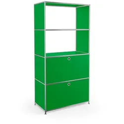 Aktenregal System 4 Metall Grün