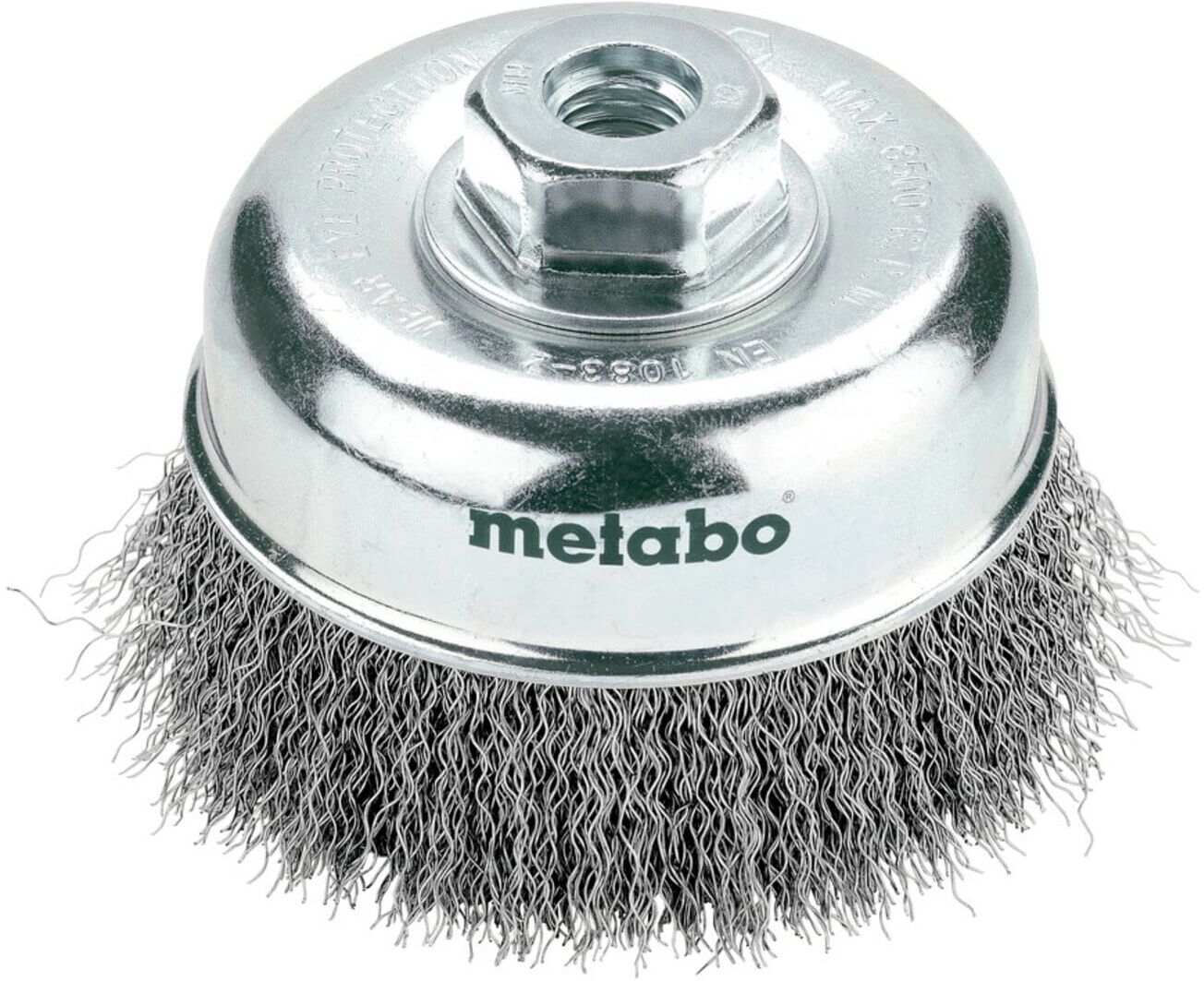 Metabo Topfbürste 100x0,3 mm/ M 14, Stahldraht, gewellt, Drahtstärke 0,30 mm (623719000)