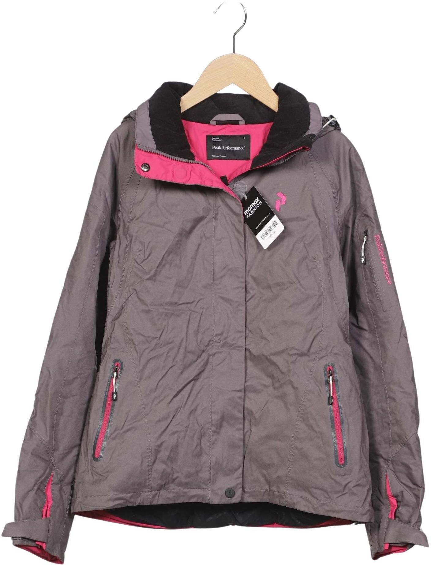 Peak Performance Damen Jacke, Grau, Gr. S, Synthetik - Second Hand