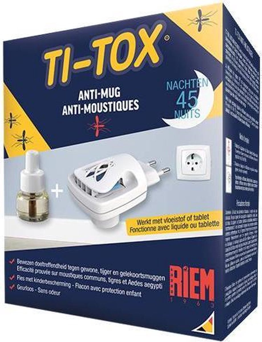 Ti-Tox Anti-mug Muggenwerende diffuser RIEM