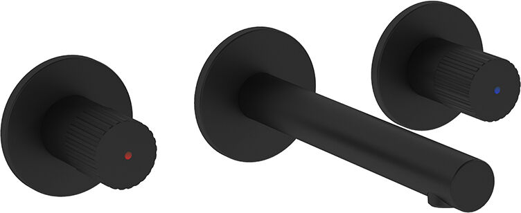 Vitra Origin A4258236 mitigeur de lavabo à encastrer, saillie 150-180mm, poignées 801 , noir mat