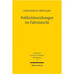 Publizitätswirkungen im Fahrnisrecht, Fachbücher von Leon Marcel Arno Kahl