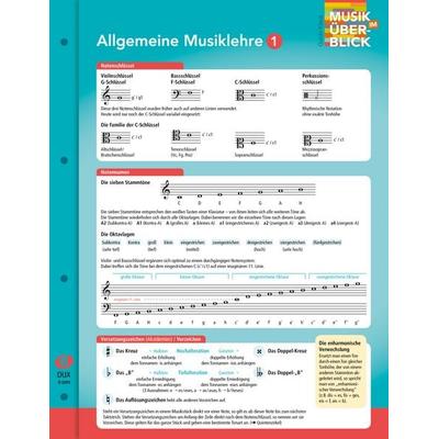 Allgemeine Musiklehre 1 -