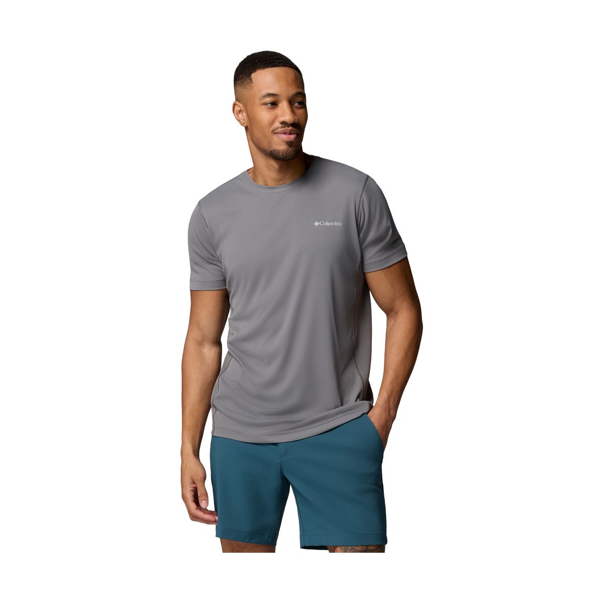 Columbia Zero Rules Light Short Sleeve Crew city grey (024) L 211850-2118501-024-L