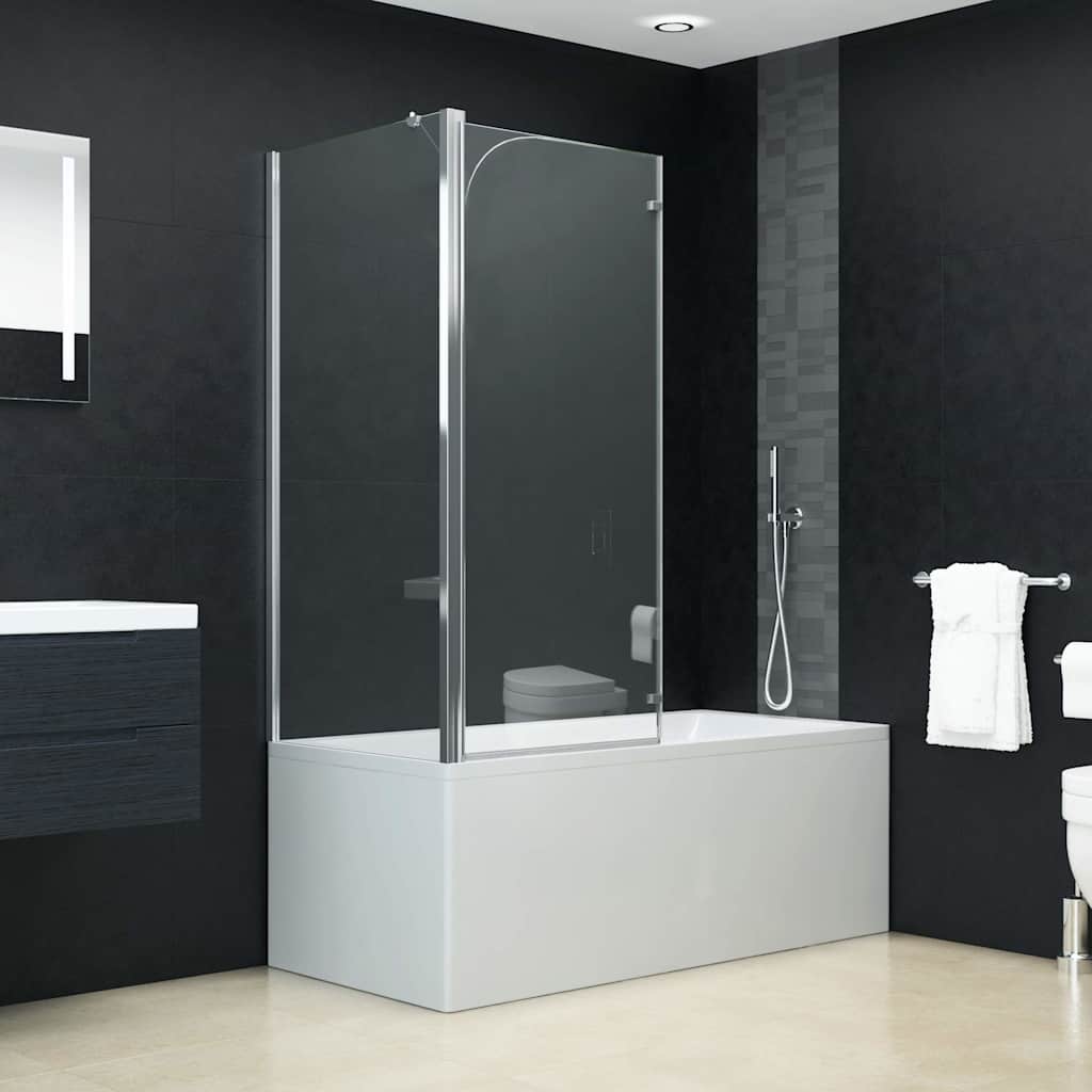 vidaXL Cabine de douche pliante ESG 120x68x130 cm
