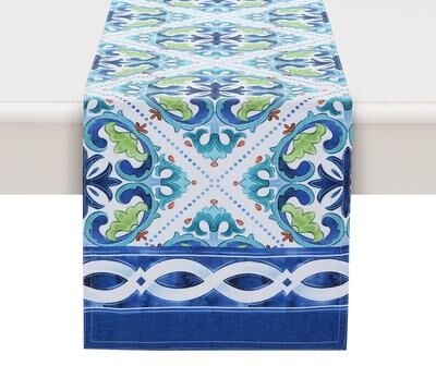 Laural Home Callisto Tiles Table Runner
