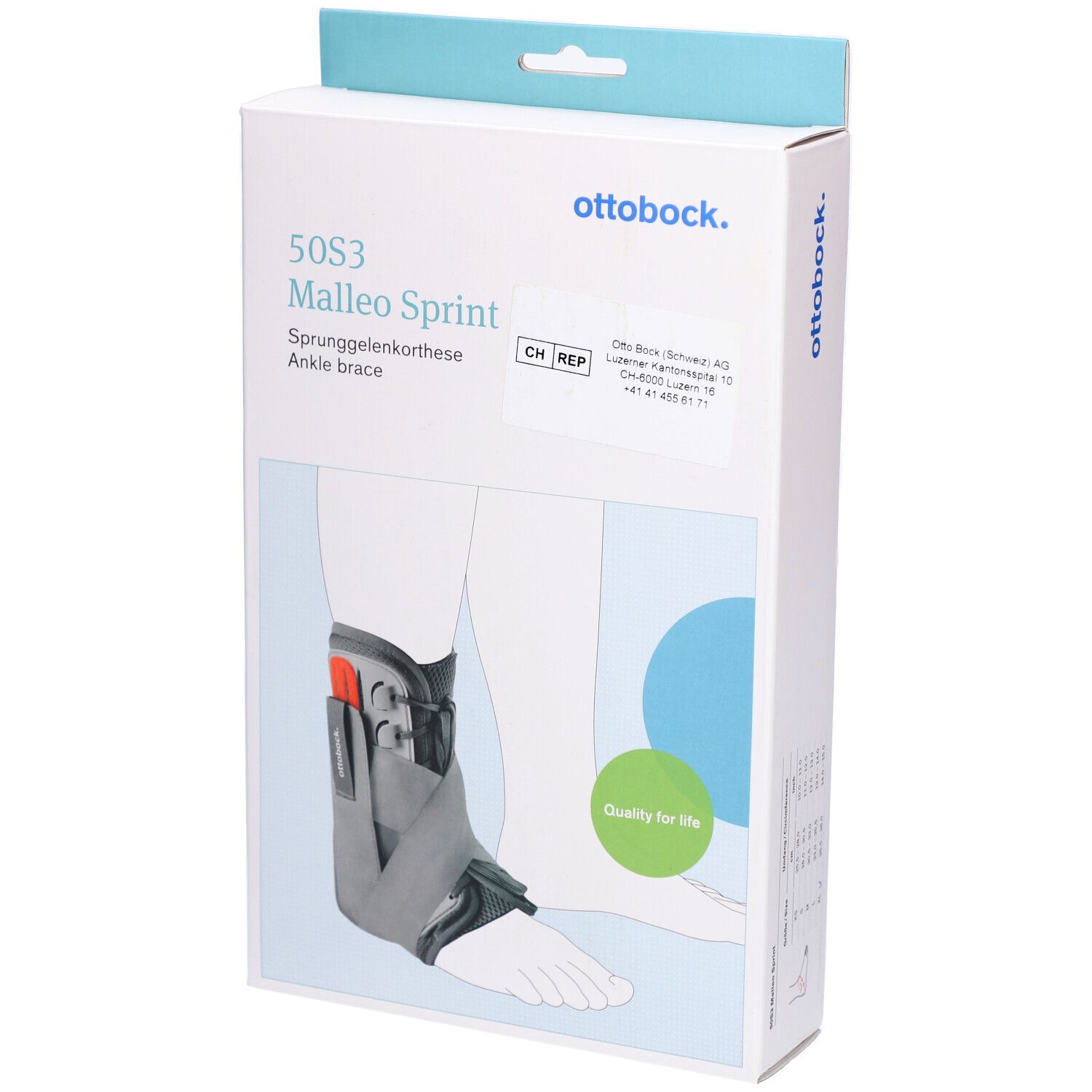 Malleo Sprint Sprunggelenkorthese XL 1 St Bandage(s)