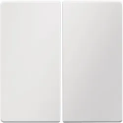 Berker 16236089 Wippe 2fach Q.x polarweiß, samt