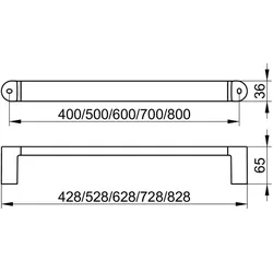 Keuco Haltegriff Elegance 31601, verchromt 31601010400