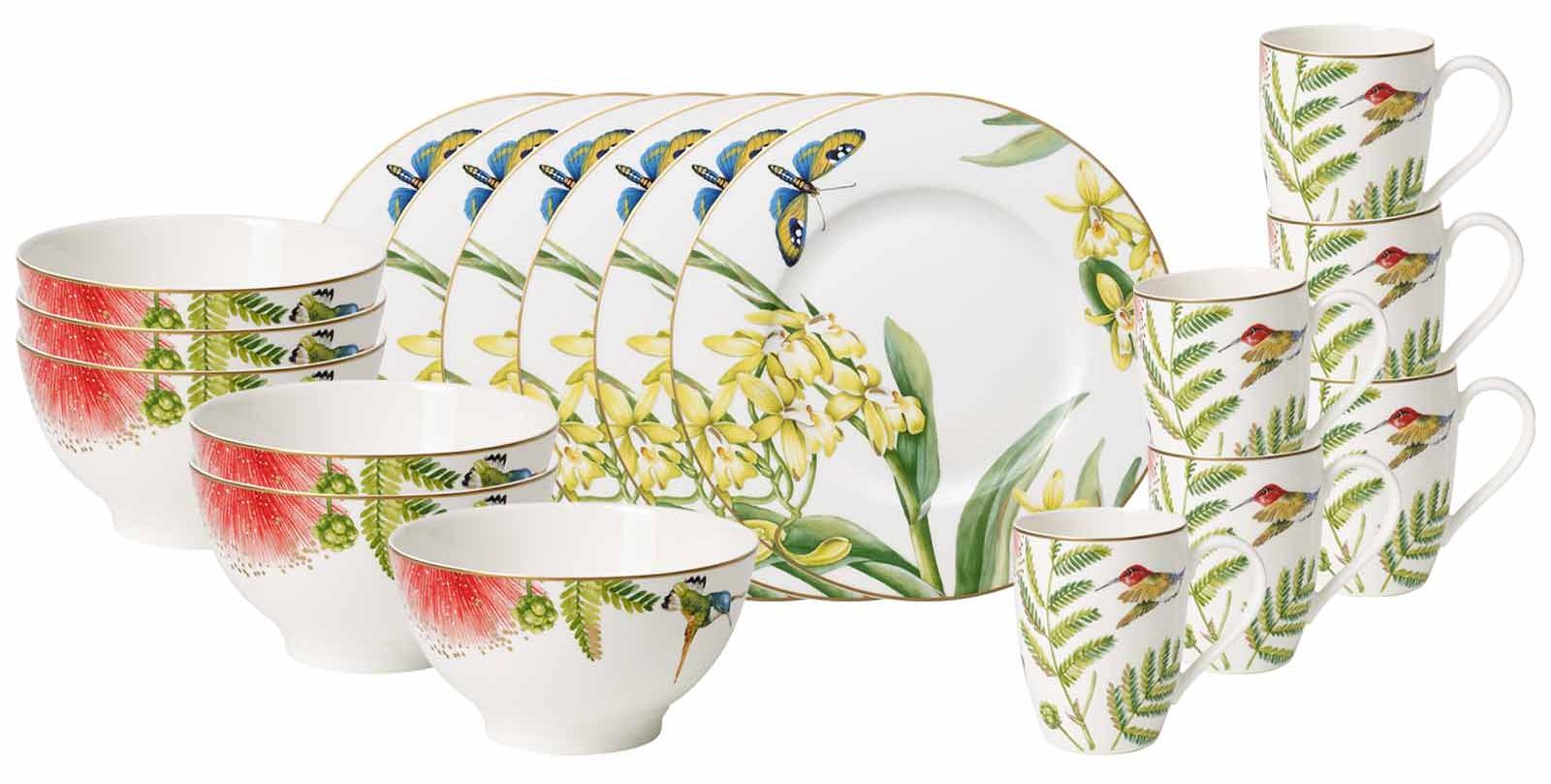 Villeroy & Boch Amazonia Frühstücks-Set 18-teilig