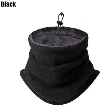 Uplift Picks Winter Motorcycle Mask Fleece Neck Warmer Balaclava Face Mask For Cold Weather Protection black