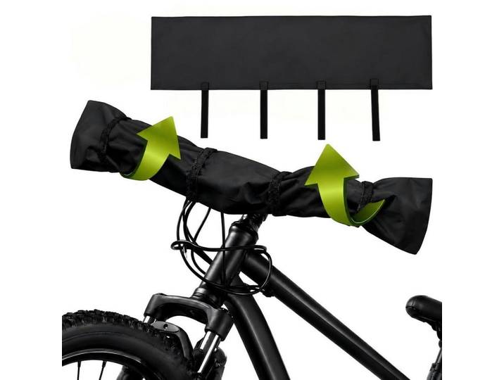 Lenkerschutzhülle 2er Set 92 x 24 x 2 cm Wasserdicht Robust, Schwarz, 24x2x92 cm, Freizeit & Co, Sport & Fitness, Fahrräder, Fahrradzubehör