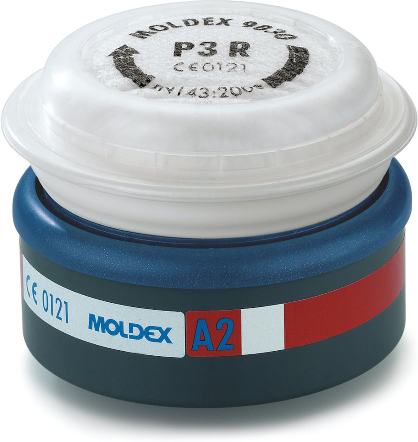 Moldex Kombifilter A2 P3 R, für Serie 7000 + 9000, EasyLock® organische Gase und Partikel (9230)