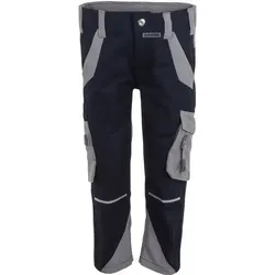 Kinder Stretch-Bundhose "Norit" - 122/128 - schwarzblau/zink