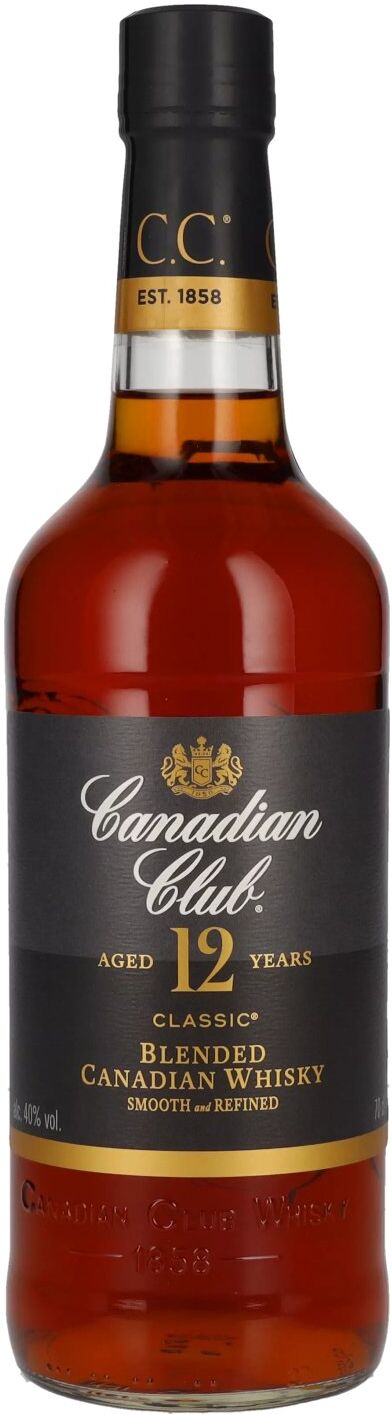 Canadian Club Whisky Canadian Club CLASSIC 12 Years Old Small Batch Blended Canadian Whisky 40% Vol. 0,7l