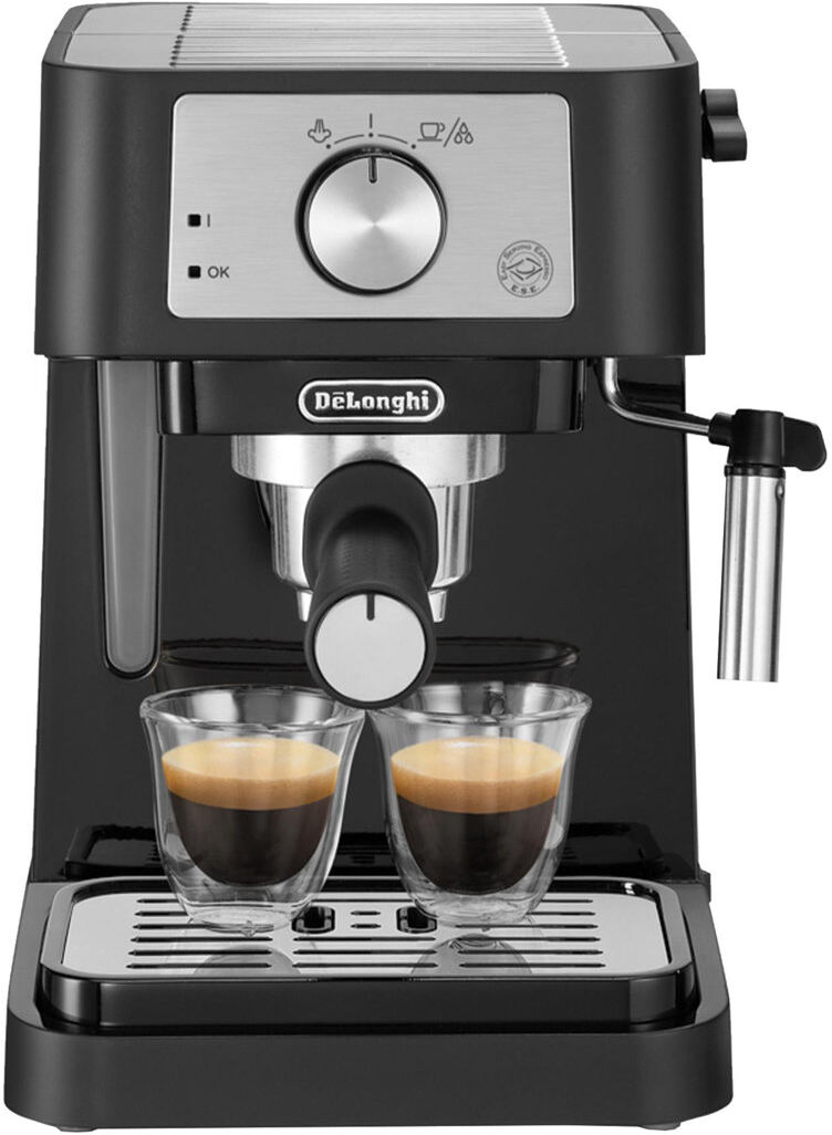 DeLonghi Manual Coffee Machine Black