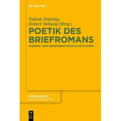 Poetik des Briefromans, Gebundene Ausgabe von , De Gruyter, 978-3-11-029247-3