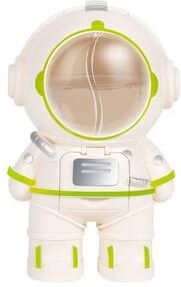 Uplift Treasures Astronaut Mini Straw Water Bottle white