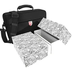 Feldherr MEDIUM Tasche mit 2 Kartenboxen für 3200 Spielkarten (Karton)
