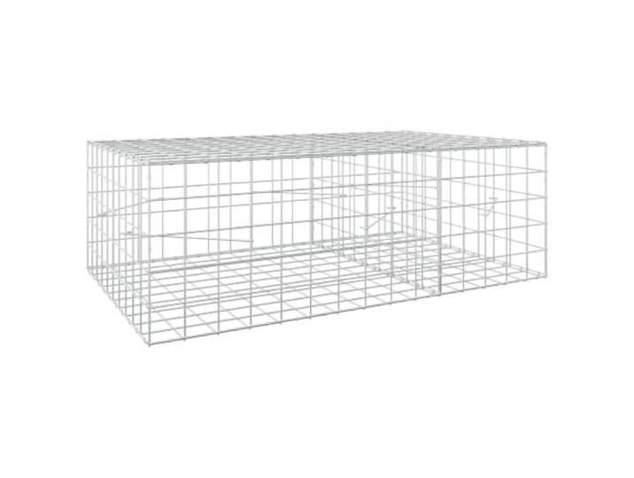 Verzinkter Stahl, 150 x 100 x 50 cm, Maschenweite: 10 x 10 cm, Draht 5 mm Verzinkter Stahl, Draht 5 mm, Maschen 10 x 10 cm, Haken und Clips, Trennwand, Beet, Gartenteiler, Außenbereich