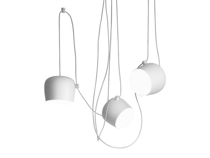 FLOS set de 3 lampe à suspension AIM BLANCHES