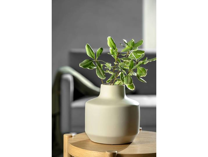 Vase Milano type B 21 x 22 x 21cm Beige