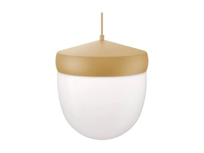 Noon Pan Pendelleuchte gefrostet 30 cm Beige-Hellbeige