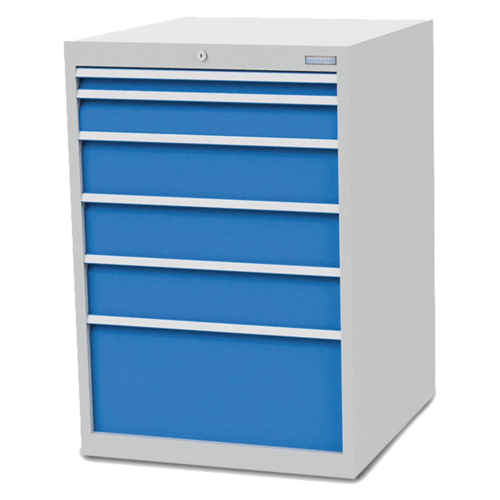 Bedrunka & hirth Schubladenschrank T736 705 mm, 6 Sbl. VA (70.50 cm, 101.90 cm) (228252)