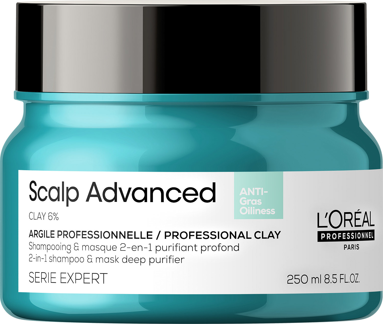 Loreal Serie Expert Scalp Advanced Anti-Oiliness 2in1 Deep Purifier Clay 250 ml E3848300
