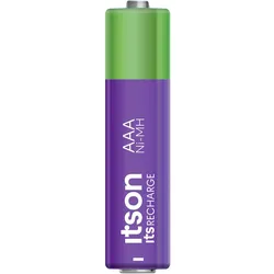 Itson itsRECHARGE Micro (AAA)-Akku NiMH 1.2 V 8 St. (8 Stk., AAA), Batterien + Akkus