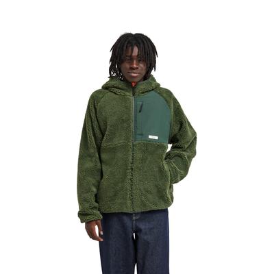 Outdoorjacke ELEMENT "Wolfe Sherpa", Herren, Gr. M, grün (bronze grün), Obermaterial: 100% Polyester., Jacken Outdoorjacke