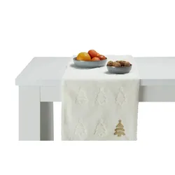 Tischläufer  Weihnachten ¦ weiß ¦ Synthetik ¦ Maße (cm): B: 40