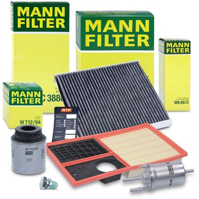 Mann-filter Inspektionspaket Filtersatz SET B [Hersteller-Nr. 10491936] für Skoda