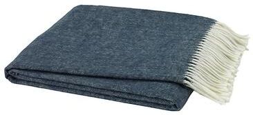 Classic Herringbone Throw - Navy - Ballard Designs