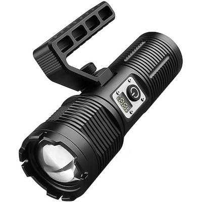 Wiederaufladbare Taschenlampe, geeignet für Outdoor-Aktivitäten wie Wandern, Bergsteigen und Expeditionen; Taschenlampe mit hoher Leuchtkraft (Lumen); wiederaufladbare LED-Taschenlampe mit hoher