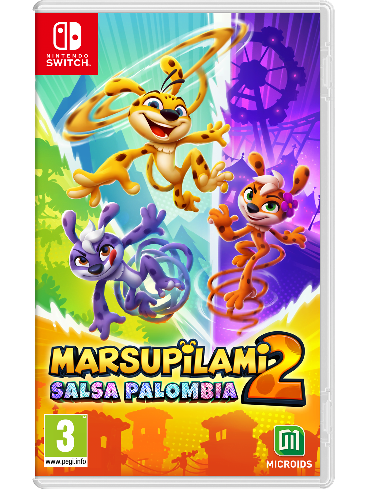 Marsupilami 2: Salsa Palombia - Nintendo Switch - Platformer - PEGI 3