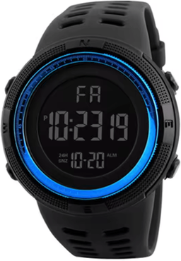 Inspire Essentials Military LED Digital Sports Watch Luminous Multifunction blue