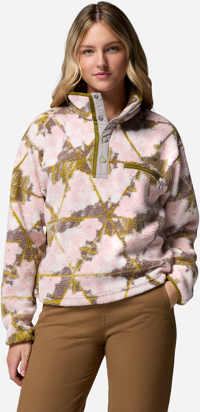Columbia Helvetia Ii Printed W - Pile - Donna - Rosso L