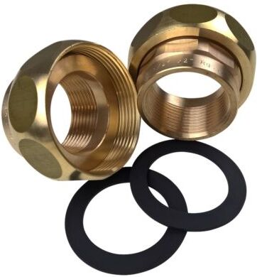 Grundfos Pumpenverschraubungssatz 529982 Messing, 1/4" x 3/4", Zubehör für Umwälzpumpen