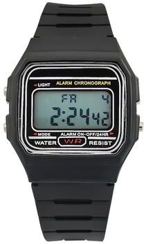 Friendly Fresh Finds Men And Women LED Digital Sports Watch Multifunctional Outdoor Leisure Timepiece black