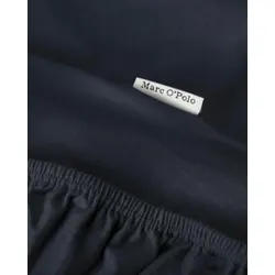Premium Organic Bettlaken mit Gummizug 100 x 200 cm dunkel marineblau