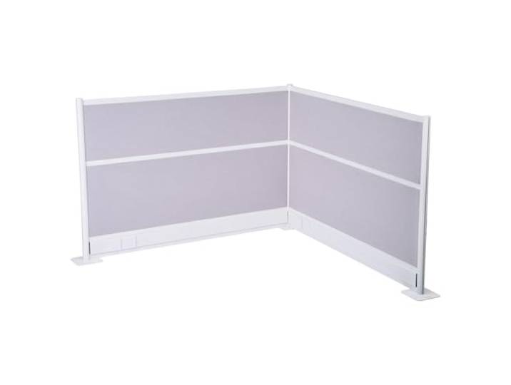 VEVOR Cloisons de Bureau\, 183 x 122 cm\, Cloison de Séparation de Poste de Travail Pet\, Lot de 2\, avec Cache-Prises\, Panneau de Confidentialité Autoportants de Pièce pour Bureau\, Bibliothèque\, École