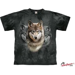 Harlequin Wolf Spirit T-Shirt