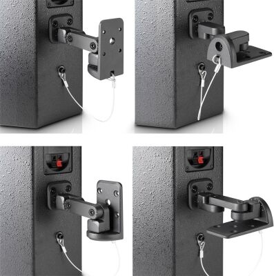 LD Systems Installation SAT WMB 10 W Lautsprecherhalter, weiß