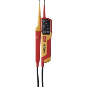 Wiha Spannungsprüfer 45216, SB25516, 2-polig, CAT III & IV, AC / DC, LED-Anzeige