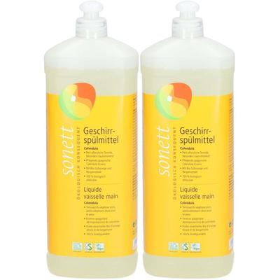 Sonett Geschirrspülmittel Calendula Nachfüll 1 lt x2 2x1 l Reinigungsmittel