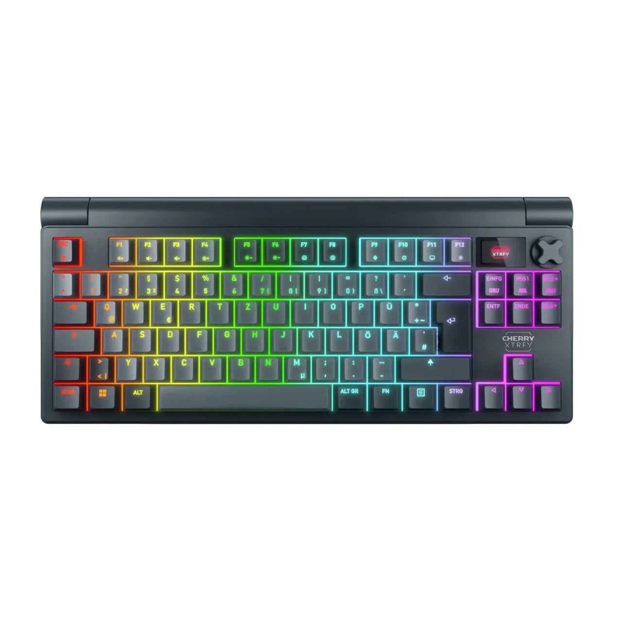 CHERRY XTRFY MX 8.3 TKL Wireless Cherry MX2A RGB Red 2.4 GHz und USB Deutsch grau/schwarz (kabellos)