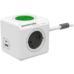 Allocacoc, Steckdosenleiste, PowerCube (3x, USB-A, USB-C, 1.50 m)